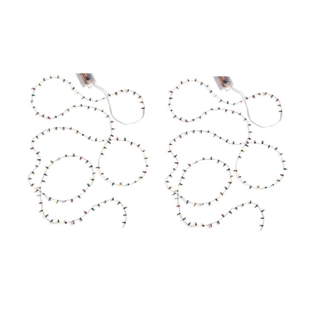 Set of 2 Battery-Operated Mini-led Light